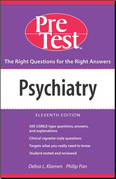 Psychiatry Pretest (Pretest Series) - 11th Edition [PDF] - MedbooksVN