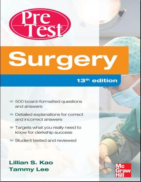 Surgery PreTest Self-Assessment And Review 13th Edition [PDF] - MedbooksVN