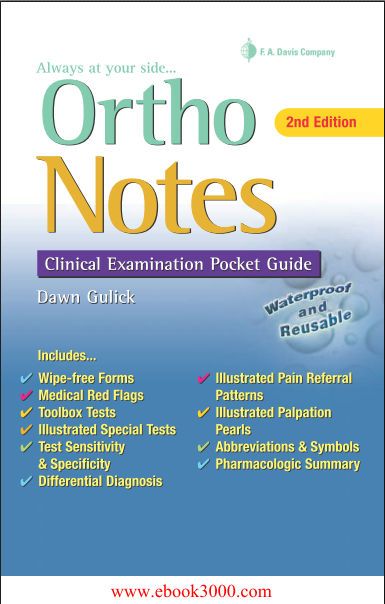 Ortho Notes Clinical Examination Pocket Guide 2e May 7