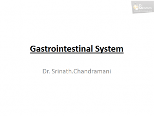 {Internal Medicine} Gastrointestinal System Notes [PDF] By Dr. Srinath ...