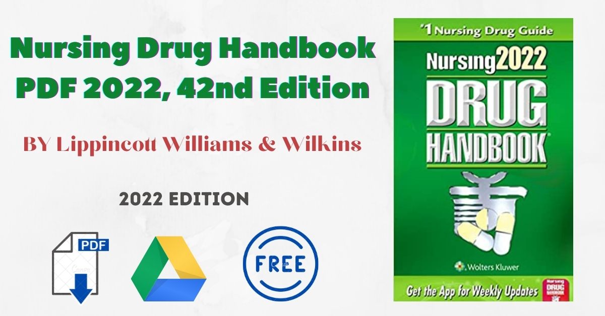 Nursing Drug Handbook PDF 2022, 42nd Edition MedbooksVN